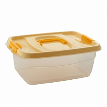 Контейнер 10,0 л прямоугольный 390*280*165 мм пищевой крышка с ручкой